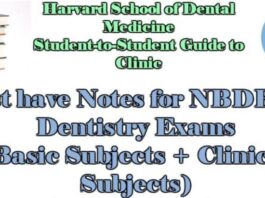 Must have Notes for NBDE and Dentistry Exams 2023