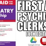 First Aid for the Psychiatry Clerkship 4th Edition PDF Free Download