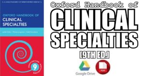 Oxford Handbook of Clinical Specialties 9th Edition