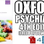 Download Oxford Handbook of Psychiatry 4th Edition PDF Free