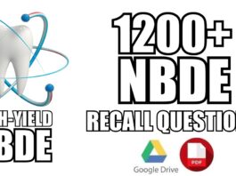 True Recall Questions for NBDE Part 2